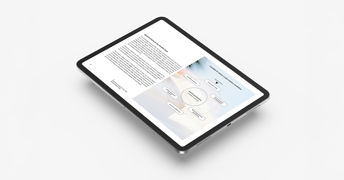 Read the old, design the new: What makes AI-assisted legacy modernization credible?